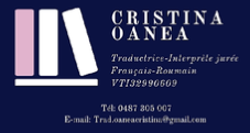 Cristina Oanea, sworn translator Romanian-French-Romanian in Belgium